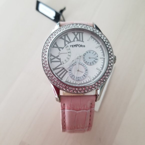 Temporis Premium Angel Collection Stainless Steel Quartz Watch, New Battery - Picture 7 of 12